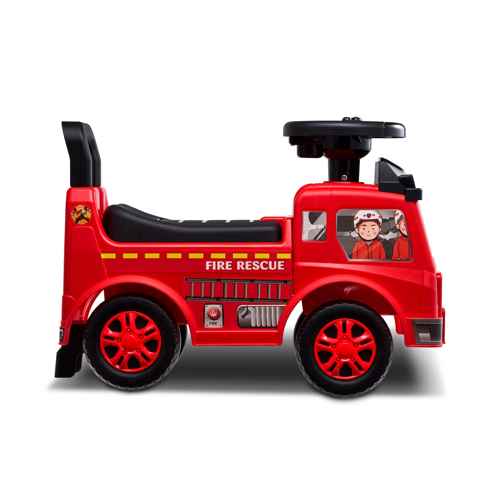 Classic Ride-on Car For Toddlers With Music And Storage, Red_voghion.com